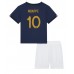 Tanie Strój piłkarski Francja Kylian Mbappe #10 Koszulka Podstawowej dla dziecięce MŚ 2022 Krótkie Rękawy (+ szorty)